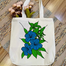 Fashionable Fabric Tote Bag With Zipper image