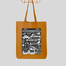 Fashionable Fabric Tote Bag With Zipper image