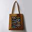 Fashionable Fabric Tote Bag With Zipper image