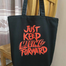 Fashionable Fabric Tote Bag With Zipper image