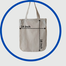 Fashionable Fabric Tote Bag With Zipper image