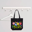 Fashionable Fabric Tote Bag With Zipper image