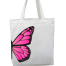 Fashionable Fabric Tote Bag With Zipper image