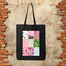 Fashionable Fabric Tote Bag With Zipper image