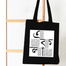 Fashionable Fabric Tote Bag With Zipper image