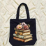 Fashionable Fabric Tote Bag With Zipper image