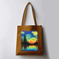 Fashionable Fabric Tote Bag With Zipper image