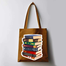 Fashionable Fabric Tote Bag With Zipper image