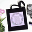 Fashionable Fabric Tote Bag With Zipper image