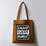 Fashionable Fabric Tote Bag With Zipper image