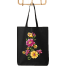 Fashionable Fabric Tote Bag With Zipper image