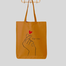 Fashionable Fabric Tote Bag With Zipper image