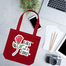 Fashionable Fabric Tote Bag With Zipper image