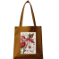 Fashionable Fabric Tote Bag With Zipper image