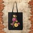 Fashionable Fabric Tote Bag With Zipper image