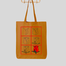 Fashionable Fabric Tote Bag With Zipper image