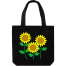 Fashionable Fabric Tote Bag With Zipper image