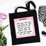 Fashionable Fabric Tote Bag With Zipper image