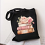 Fashionable Fabric Tote Bag With Zipper image