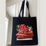 Fashionable Fabric Tote Bag With Zipper image