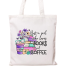 Fashionable Fabric Tote Bag With Zipper image