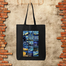 Fashionable Fabric Tote Bag With Zipper image