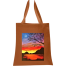 Fashionable Fabric Tote Bag With Zipper image