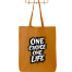 Fashionable Fabric Tote Bag With Zipper image