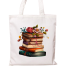 Fashionable Fabric Tote Bag With Zipper image