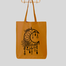Fashionable Fabric Tote Bag With Zipper image
