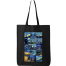 Fashionable Fabric Tote Bag With Zipper image