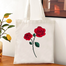 Fashionable Fabric Tote Bag With Zipper image