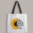 Fashionable Fabric Tote Bag With Zipper - BWTF -263 image