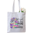 Fashionable Fabric Tote Bag With Zipper image