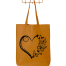 Fashionable Fabric Tote Bag With Zipper image