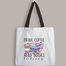 Fashionable Fabric Tote Bag With Zipper - BWTG -111 image