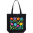 Fashionable Fabric Tote Bag With Zipper image