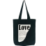 Fashionable Fabric Tote Bag With Zipper image