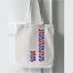 Fashionable Fabric Tote Bag With Zipper image