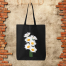 Fashionable Fabric Tote Bag With Zipper image
