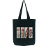 Fashionable Fabric Tote Bag With Zipper image