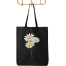 Fashionable Fabric Tote Bag With Zipper image
