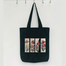 Fashionable Fabric Tote Bag With Zipper image