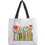Fashionable Fabric Tote Bag With Zipper - BWTG -117 image
