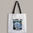 Fashionable Fabric Tote Bag With Zipper - BWTS -244 image