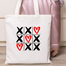 Fashionable Fabric Tote Bag With Zipper and Inner Pocket image