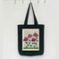 Fashionable Fabric Tote Bag With Zipper image