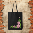 Fashionable Fabric Tote Bag With Zipper image