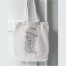 Fashionable Fabric Tote Bag With Zipper image