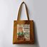 Fashionable Fabric Tote Bag With Zipper image